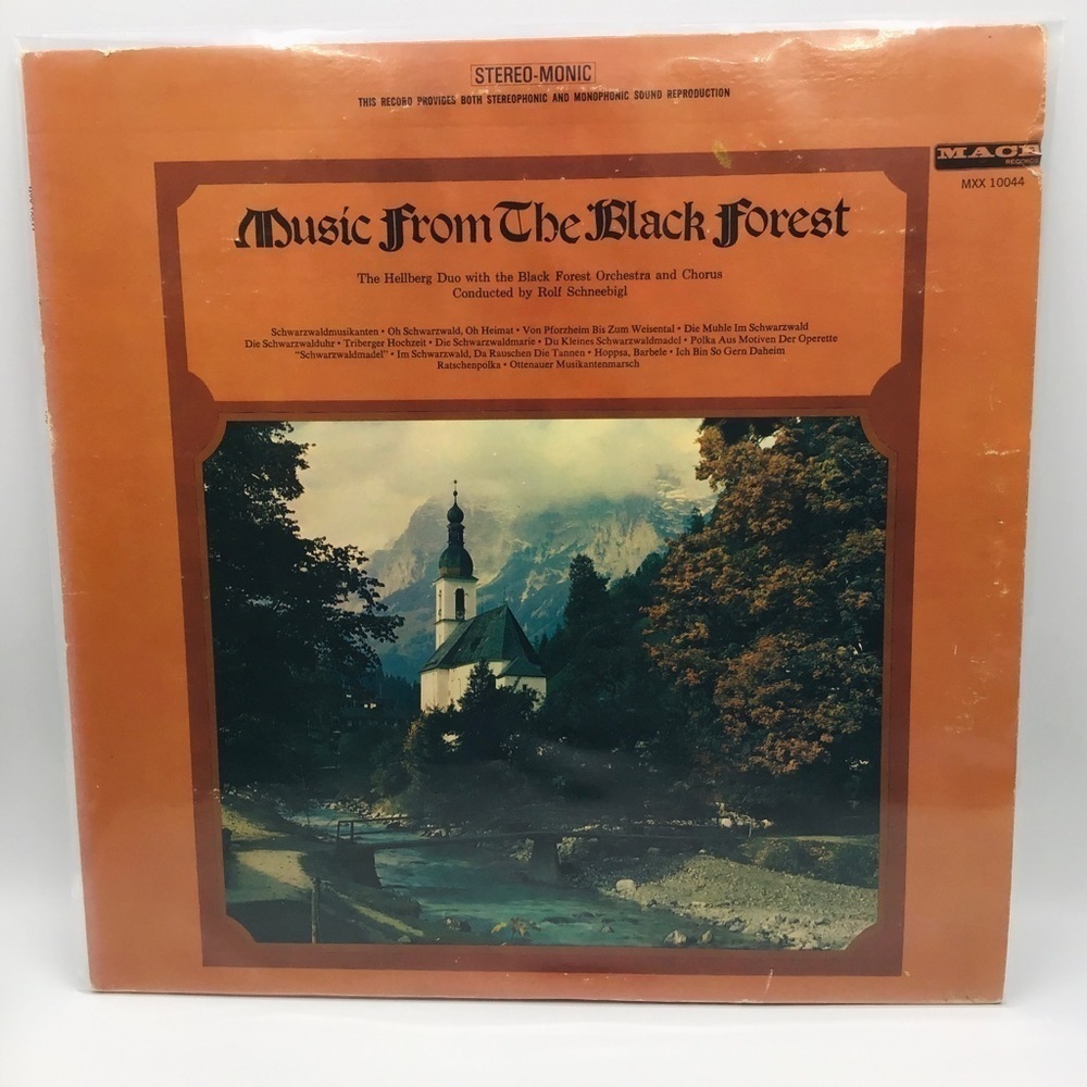 Music FROM THE BLACK FOREST: Polka The Hellberg Duo ORCHESTRA & CHORUS ROLF